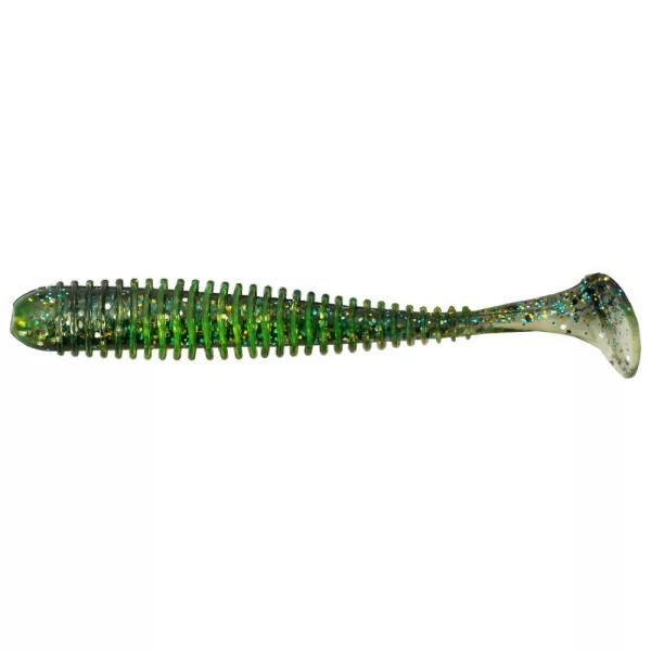 Nevis Vantage Longer 8,75cm 3,77gr 5 stuks/verpakking Blauwe Glitter Plastic kunstaas