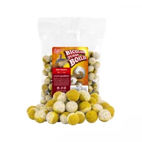 Benzar Turbo Tweekleurige Boilie Honing-Ananas 250G 20Mm