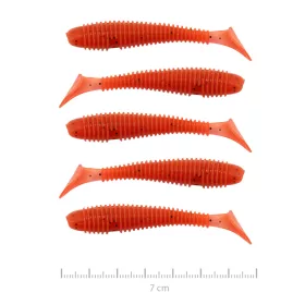   Nevis Vantage Swinger 7cm 2,96gr 5 stuks/verpakking Oranje Plastic kunstaas