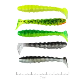   Nevis Vantage Swinger 7cm 2,96gr 5 stuks/verpakking 5 kleuren Plastic kunstaas