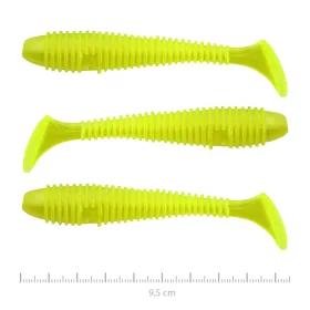   Nevis Vantage Swinger 9,5cm 7,18gr 3 st/pk Fluo Groen Plastic kunstaas