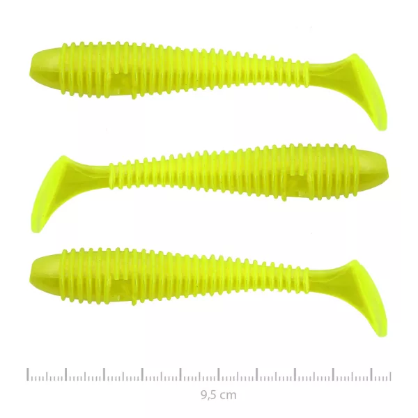 Nevis Vantage Swinger 9,5cm 7,18gr 3 st/pk Fluo Groen Plastic kunstaas