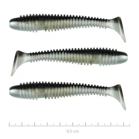   Nevis Vantage Swinger 9,5cm 7,18gr 3 st/pk Zilver-Blauw Glitter Plastic kunstaas