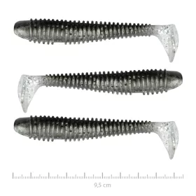   Nevis Vantage Swinger 9,5cm 7,18gr 3 st/pk Zwart-Zilver Glitter II. Plastic kunstaas