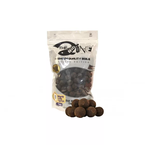 De Grote Eén Boilie Citroen & Vis & Knoflook 20mm 1kg Voerboilie