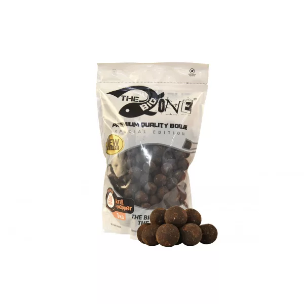 De Grote Eén Boilie Krill & Peper 20mm 1kg Voerboilie