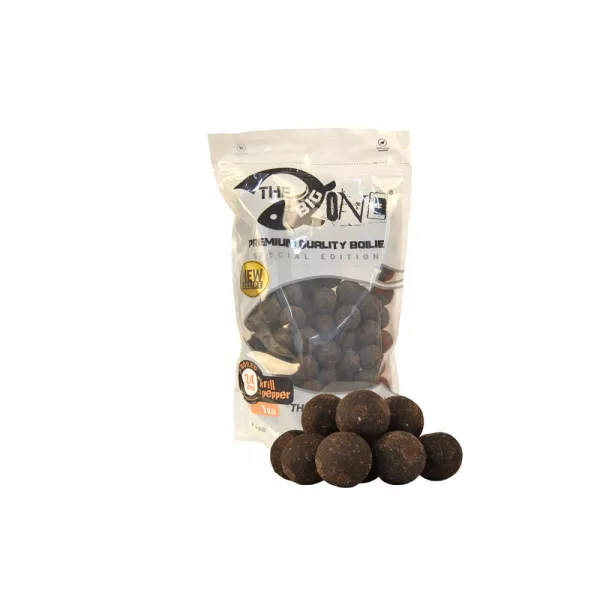 De Grote Eén Boilie Krill & Peper 24mm 1kg Voerboilie