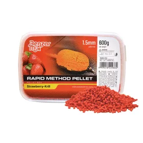   Benzár Mix Rapid Method Pellet 1,5mm Aardbei-Krill Pellet Box 600gr