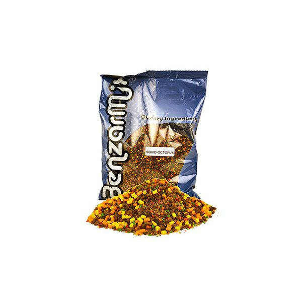 Benzár Mix Crushed PVA Bag Mix Inktvis-Octopus Voer 800gr