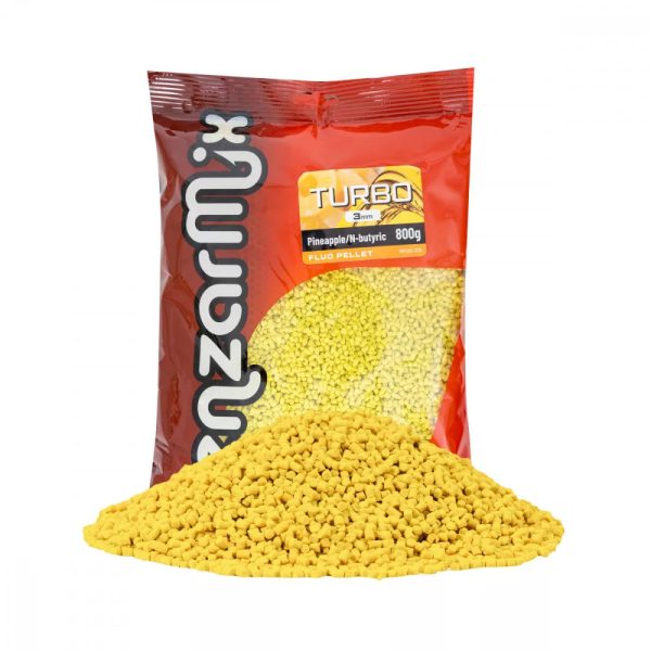 Benzar Fluo Turbo Pellet Ananas-Boterzuur 3mm 800g