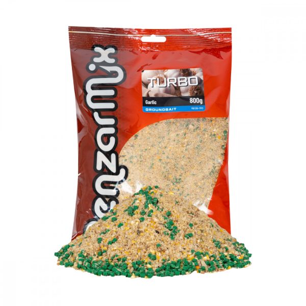 Benzar Turbo Groundbait Knoflook Lokvoer 800gr