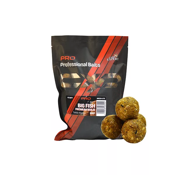 Carp Expert Pro Big Fish Premium Boilie Tutti-Frutti 20mm Etető Bojli 800gr
