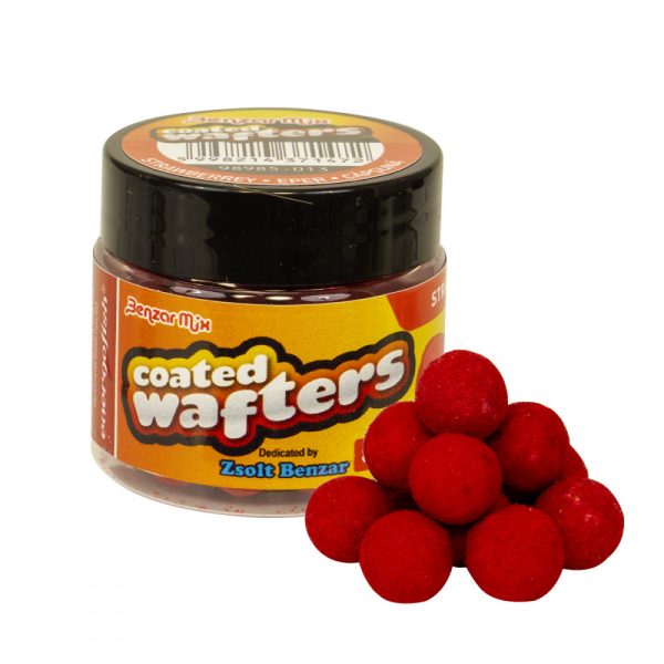 Benzar Coated Wafters 8Mm Aardbei 30Ml Rood