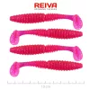 Reiva Zander Power Shad 10cm 7,05gr 4 st/verpakking (Roze Glitter) Plastic kunstaas