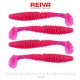 Reiva Zander Power Shad 10cm 7,05gr 4 st/verpakking (Roze Glitter) Plastic kunstaas