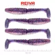 Reiva Zander Power Shad Purple Pearl 10cm Plastic Aas 4 stuks