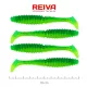 Reiva Zander Power Shad 10cm 7,05gr 4 st/verpakking (Groene Glitter) Plastic kunstaas