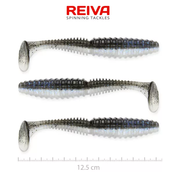 Reiva Snoekbaars Power Shad Magische Vis 12,5cm Plastic Kunstaas 3 st.