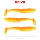 Reiva Snoekbaars Power Shad Glanzend Oranje 12,5cm Plastic Kunstaas 3 st.