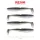 Reiva Snoekbaars Power Shad Magische Vis 8cm Plastic Kunstaas 4 st.