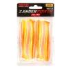 Reiva Snoekbaars Power Shad Glanzend Oranje 8cm Plastic Kunstaas 4 st.