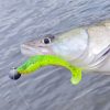 Reiva Zander Power Shad 8cm 3,18gr 5 st/verpakking (Zwart Zilver) Plastic kunstaas