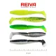 Reiva Zander Power Shad 8cm 3,18gr 5 st/verpakking (5 kleuren) Plastic kunstaas