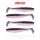 Reiva Platte Elrits Shad 10cm Paarse Parel Plastic Kunstaas 4 st.