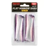 Reiva Platte Elrits Shad 10cm Paarse Parel Plastic Kunstaas 4 st.