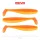Reiva Platte Elrits Shad 12,5cm Glanzend Oranje Plastic Kunstaas 3 st.