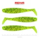 Reiva Flat Minnow shad 12,5cm 3 st/pk (Groen Glitter) Plastic kunstaas