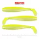 Reiva Flat Minnow shad 12,5cm 3 st/pk (Geel-Zilver) Plastic kunstaas