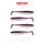 Reiva Platte Elrits Shad 7,5cm Paarse Parel Plastic Kunstaas 4 st.