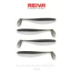 Reiva Platte Elrits Shad 7,5cm Magische Vis Plastic Kunstaas 4 st.