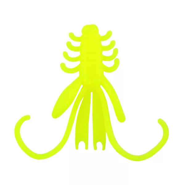 Reiva NYMPH 6cm 12 st/verpakking Fluo Groen Plastic kunstaas