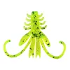 Reiva NYMPH 6cm 12 st/pk Fluo Groen Glitter Plastic kunstaas