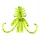 Reiva NYMPH 6cm 12 st/pk Fluo Groen Glitter Plastic kunstaas
