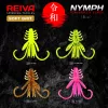 Reiva NYMPH 6cm 12 st/pk Roze Glitter Plastic kunstaas