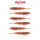 Reiva Kleine Worm Oranje Disco 6cm Plastic Kunstaas 6 st.