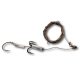 Climax Cult Catfish Rig Worm 180cm 80kg 5/0 2/0 Harcsázó Szerelék