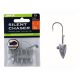 BKK Silent Chaser Microjig - Prisma Darting LRF 6#, 1.4g, 5st/verpakking Jigkop