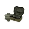 Avid RVS 8-pot Hookbait Pouch Aastashouder 9x24x16,5cm