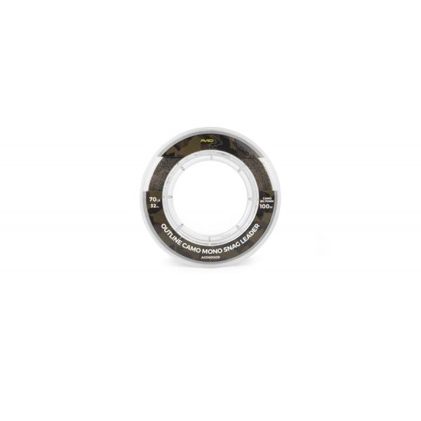 Avid Outline Camo Mono Snag Leader 0,60mm (55Lbs/25Kg) 100m Voorslaglijn