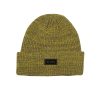Avid Marl Knit Beanie Gele Muts