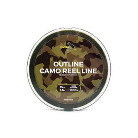 Avid Outline Camo Molenlijn 15Lb 1000M Monofil Hoofdlijn