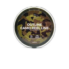 Avid Outline Camo Molenlijn 18Lb 1000M Monofil Hoofdlijn