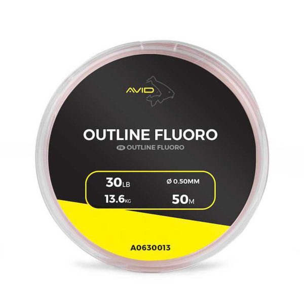 Avid Outline Fluoro 0,50mm Voorslaglijn 50m