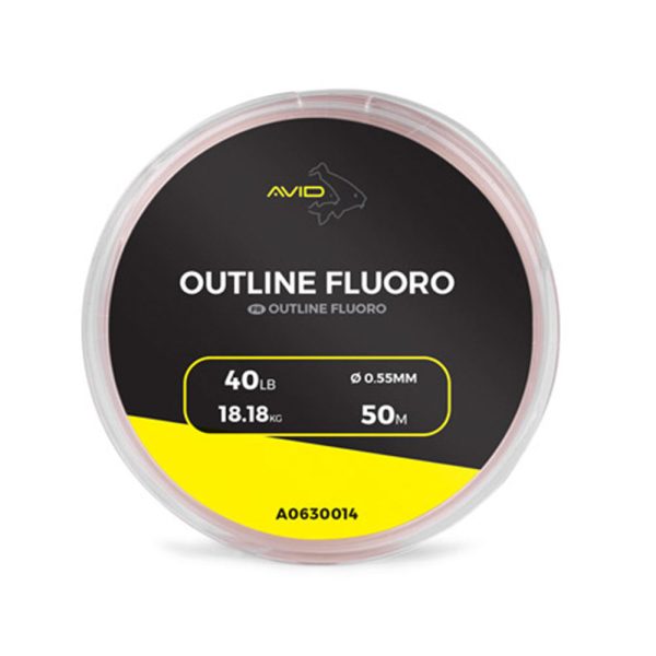 Avid Outline Fluoro 0,55mm Voorslaglijn 50m