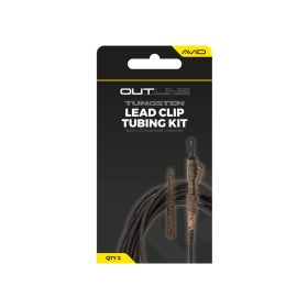 Avid Outline Lead Clip Tungsten Tubing Kit 2 stuks