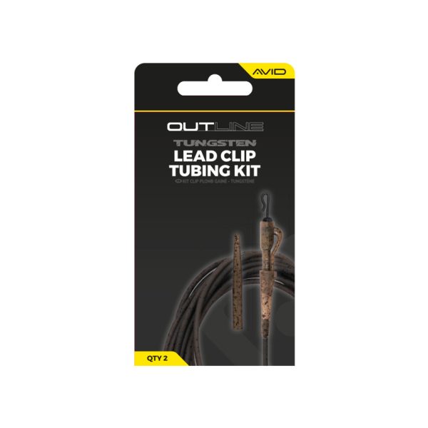 Avid Outline Lead Clip Tungsten Tubing Kit 2 stuks